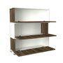 Hanah Home Napolyon Zapatero Blanco y Nogal